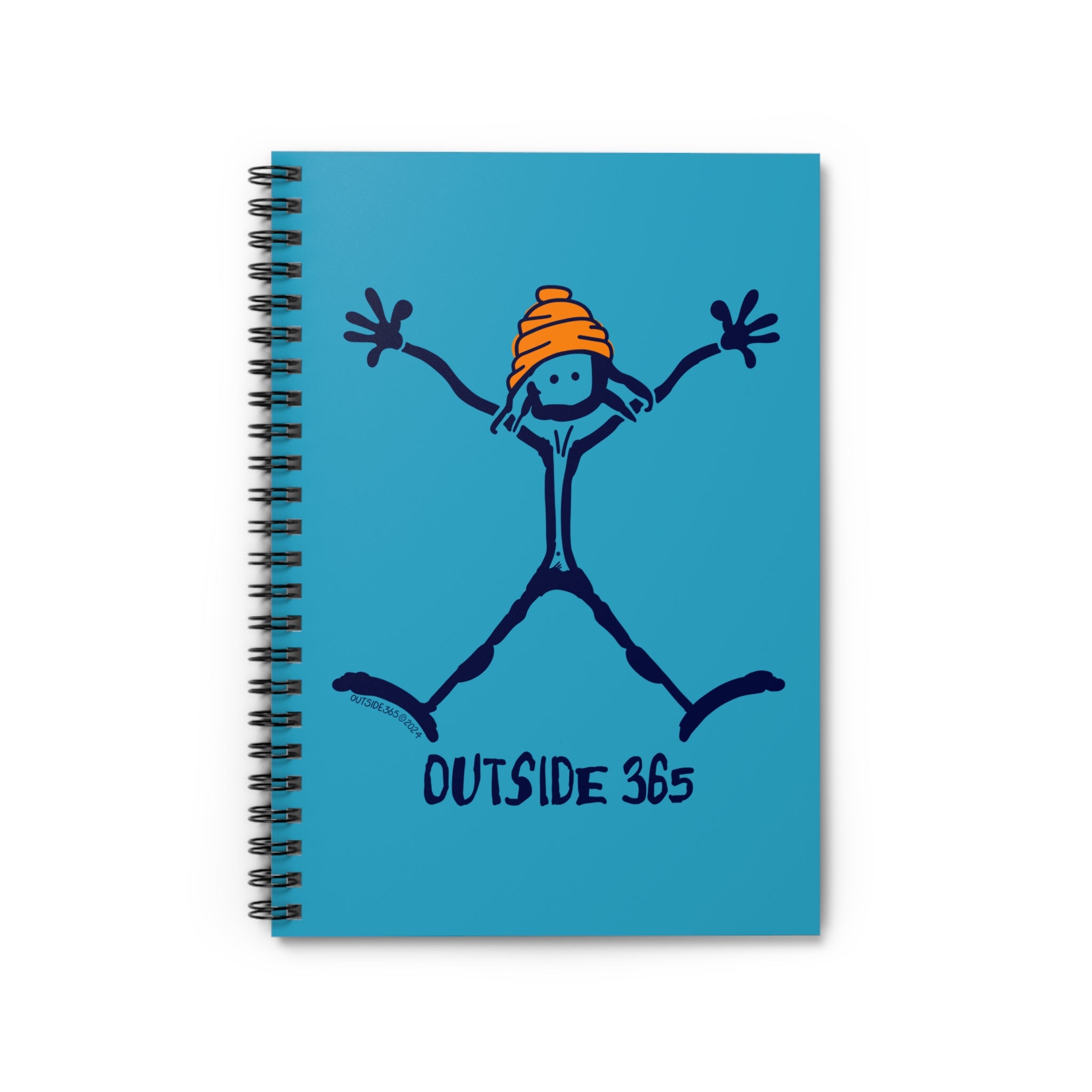 Outside 365 Skid Da Kid Jumping - Spiral Notebook