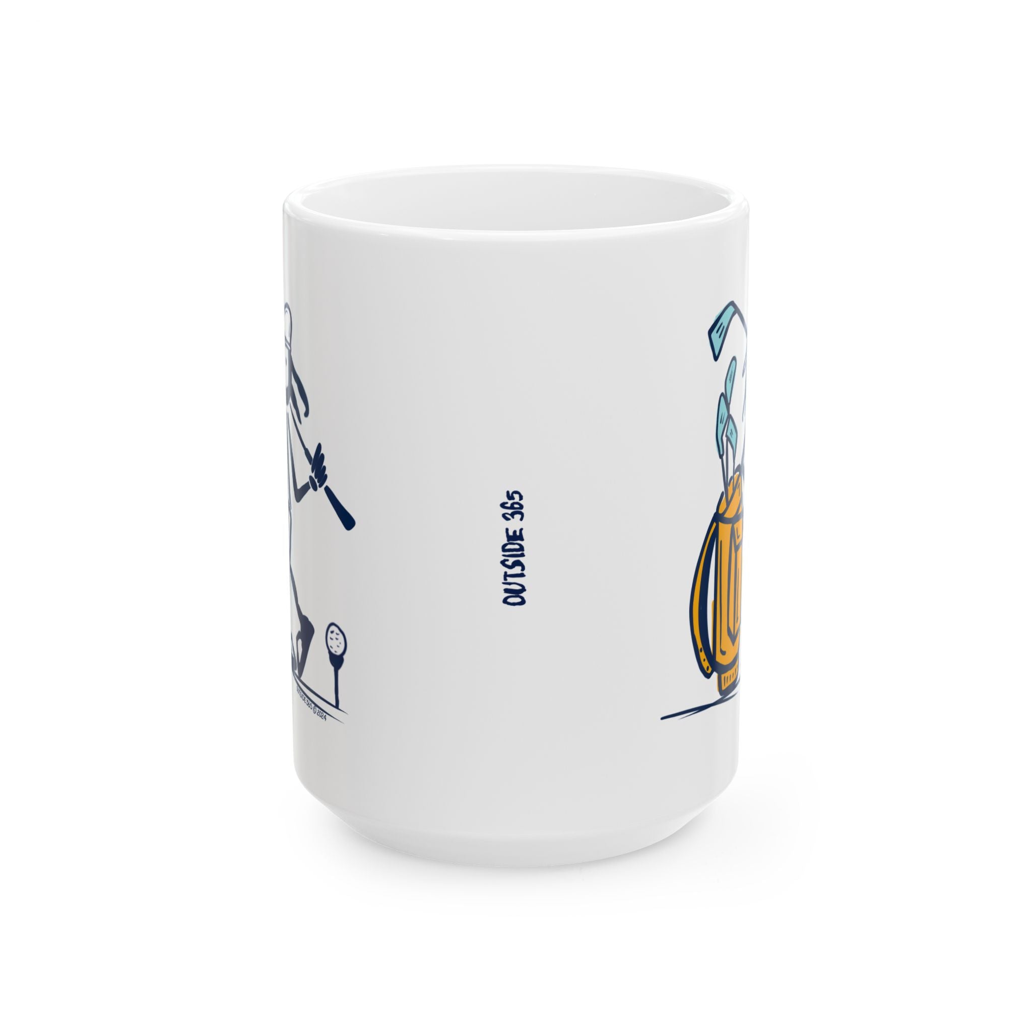 Outside 365 Golfing - Ceramic Mug (11oz, 15oz)