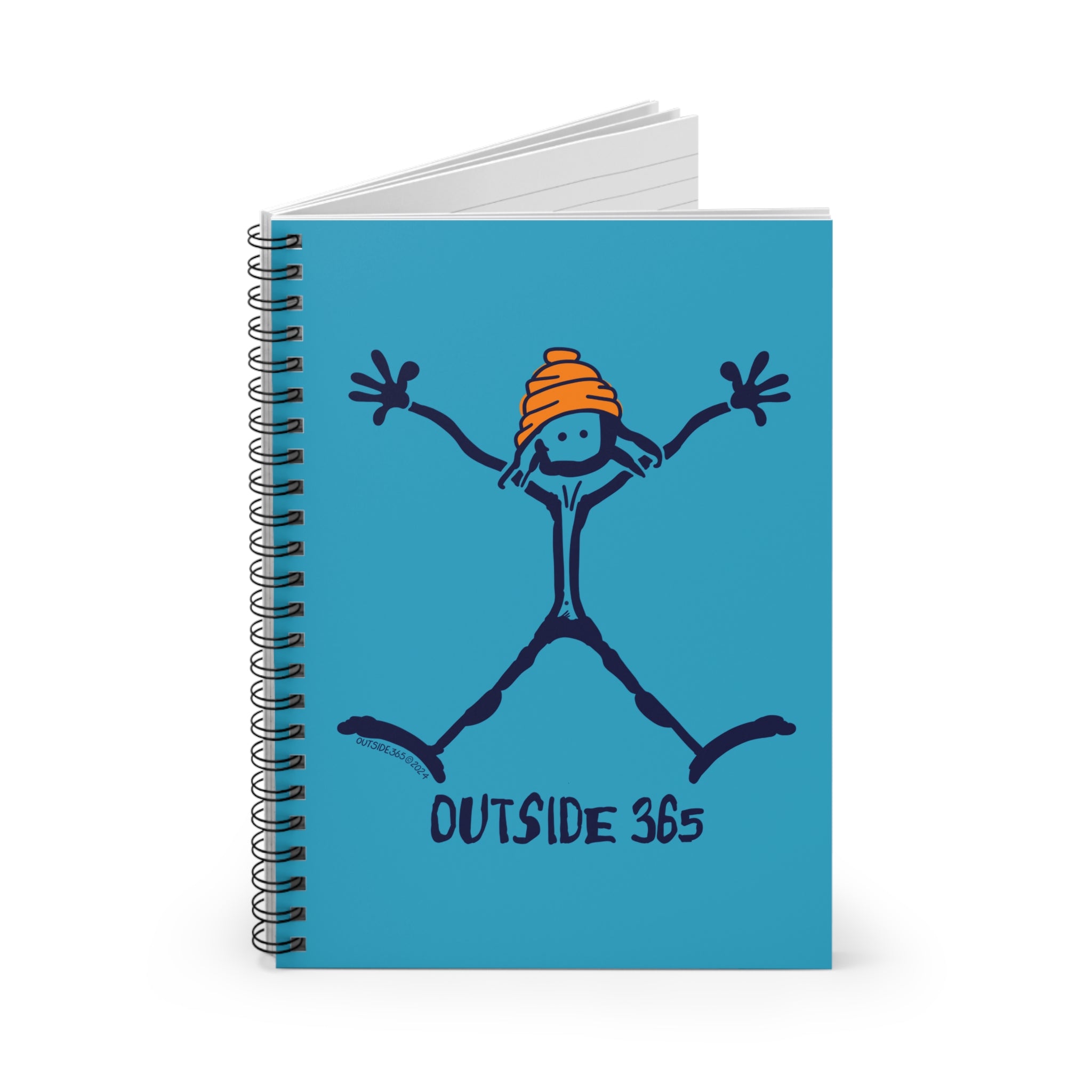 Outside 365 Skid Da Kid Jumping - Spiral Notebook