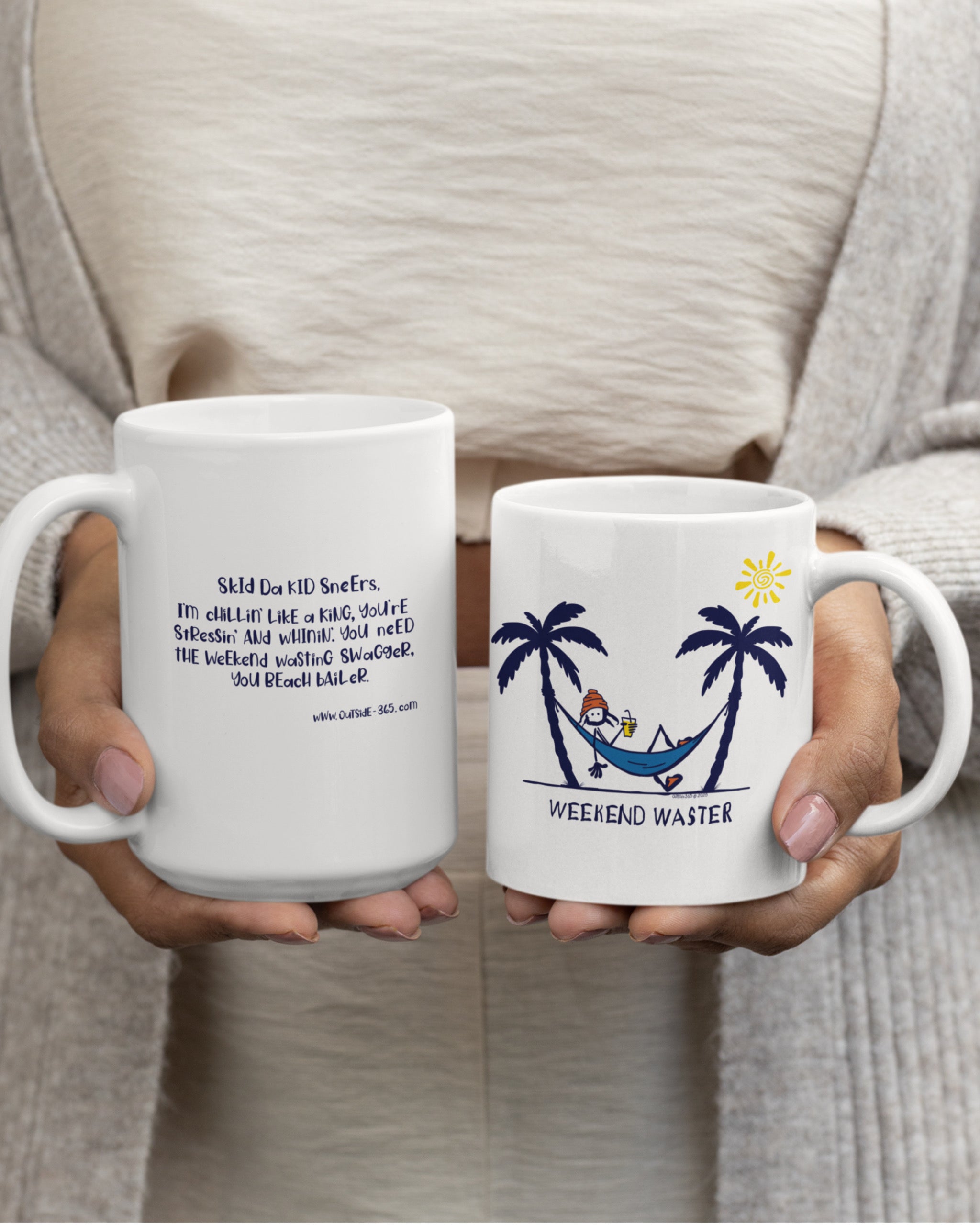 Outside 365 - Weekend Waster White Mug