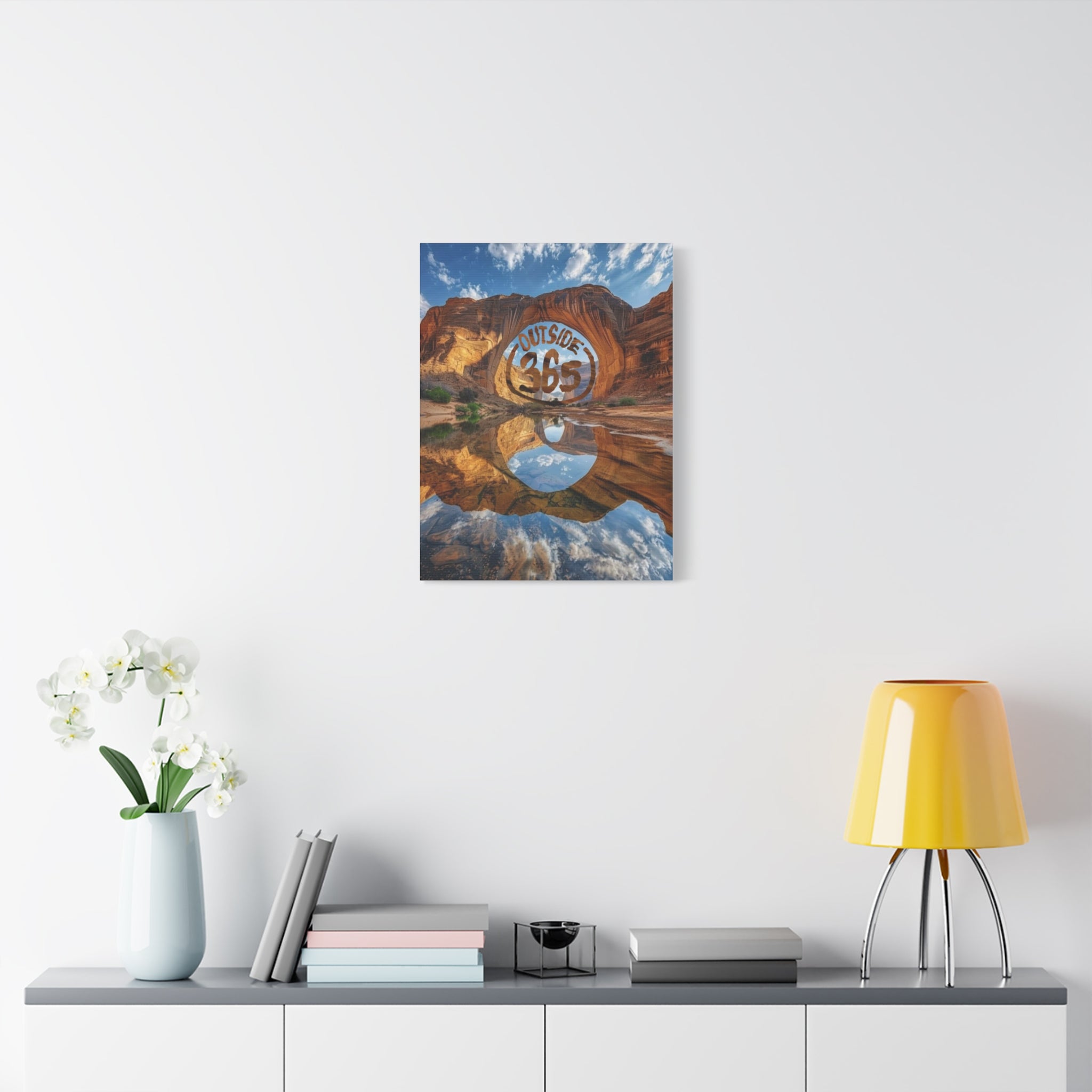 Outside 365 - Rock Logo Canvas Print