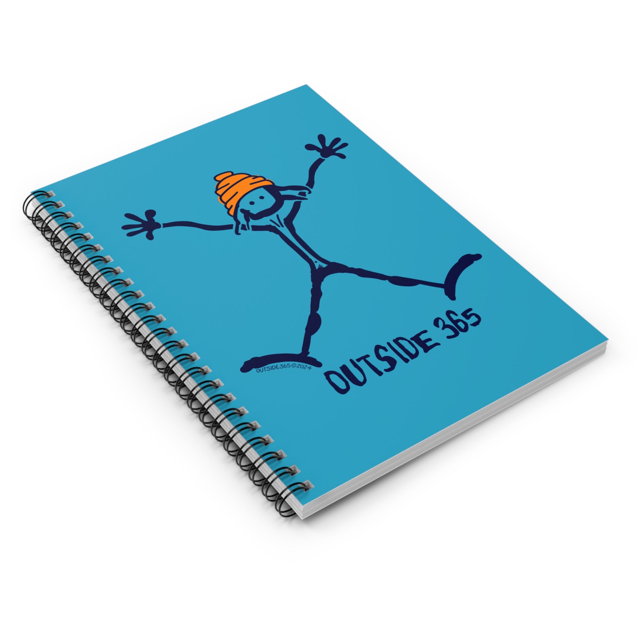 Outside 365 Skid Da Kid Jumping - Spiral Notebook