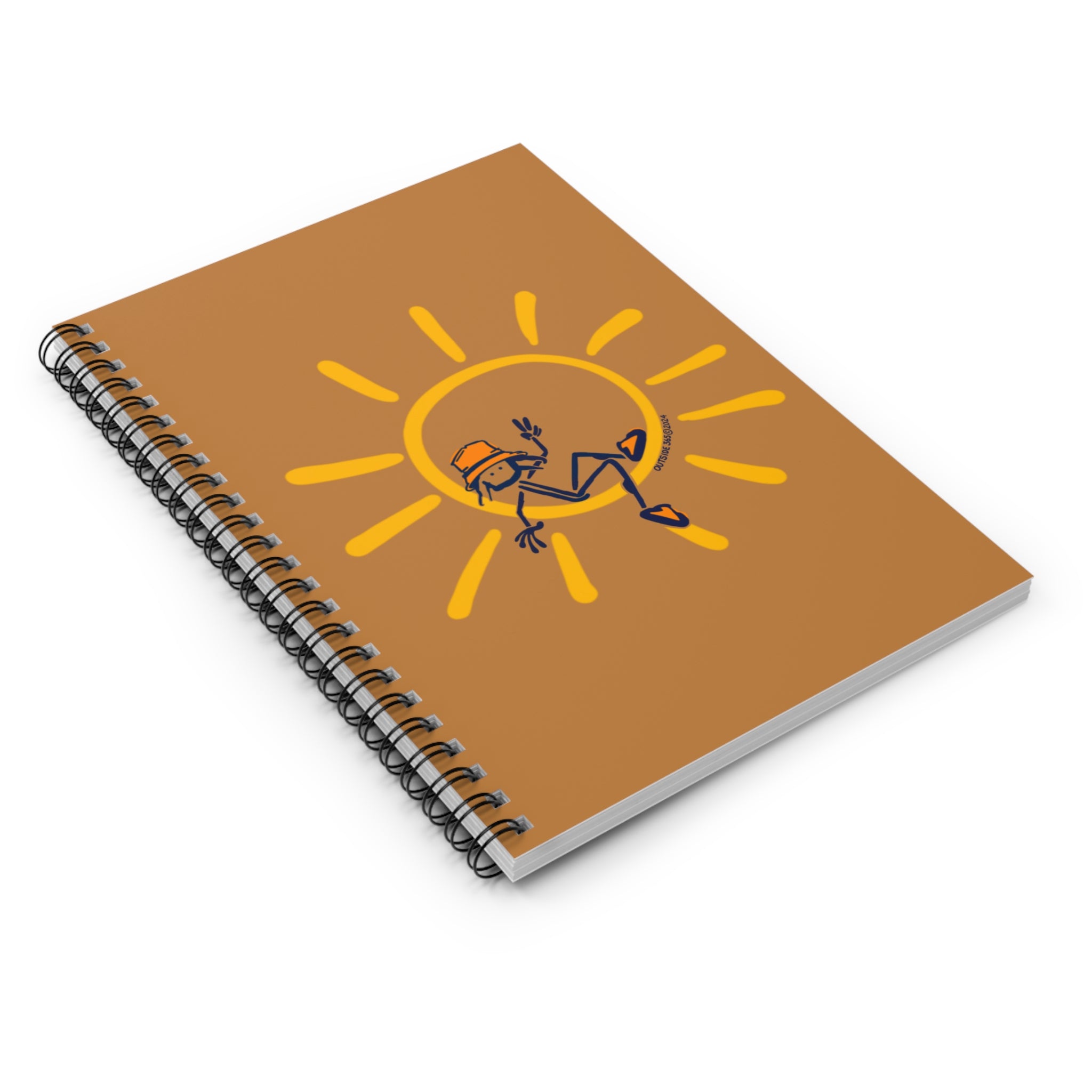 Outside 365 Sunshine -  Spiral Notebook