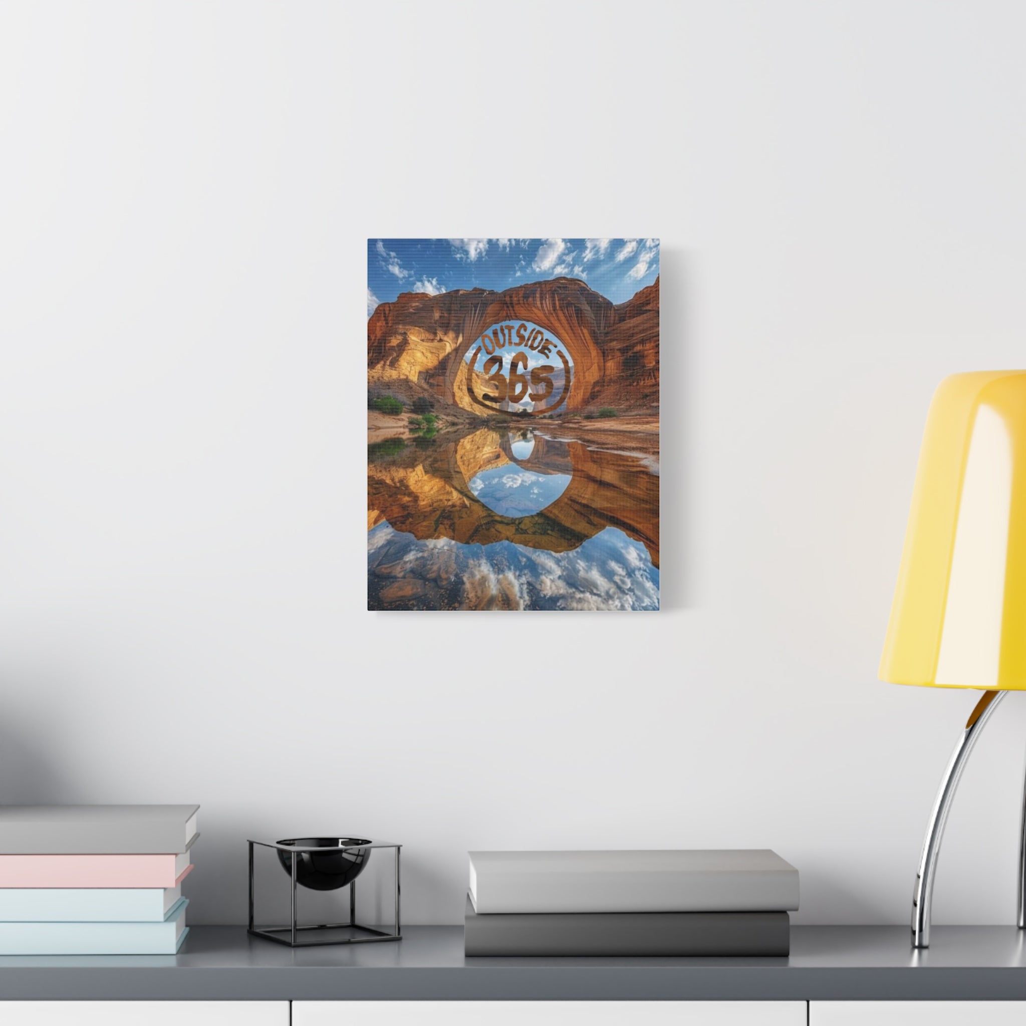 Outside 365 - Rock Logo Canvas Print