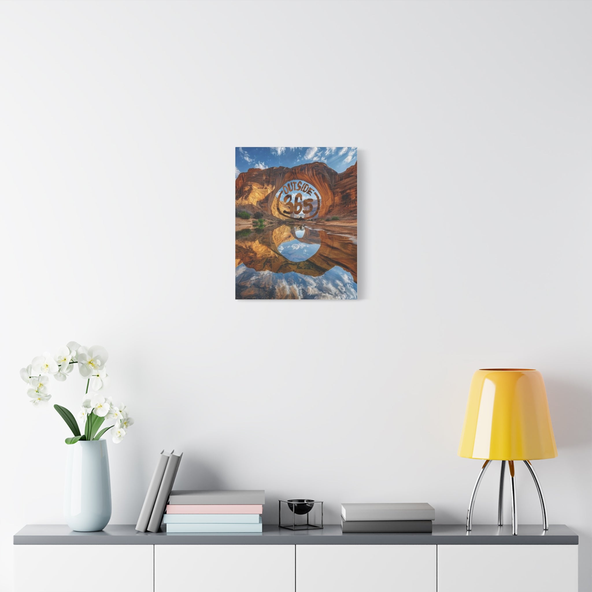 Outside 365 - Rock Logo Canvas Print